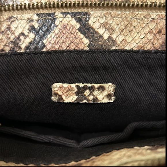 Madewell ZipTop Transport Crossbody Snake Embossed - Picture 14 of 15